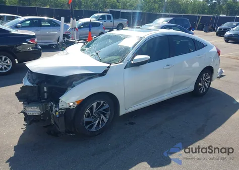 2017 Honda Civic Ex from USA, damaged, VIN 19XFC2F73HE207437